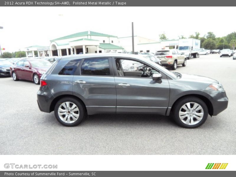 Polished Metal Metallic / Taupe 2012 Acura RDX Technology SH-AWD