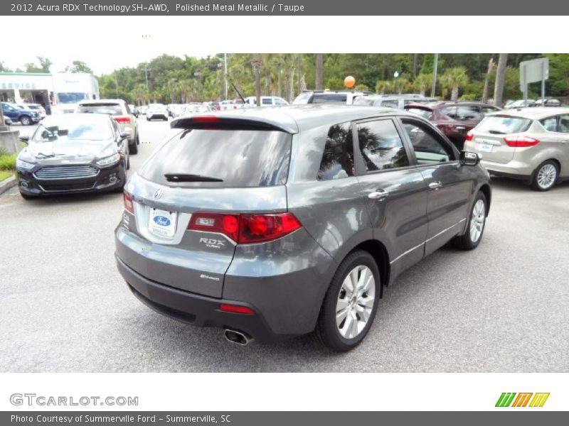 Polished Metal Metallic / Taupe 2012 Acura RDX Technology SH-AWD