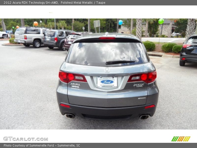 Polished Metal Metallic / Taupe 2012 Acura RDX Technology SH-AWD