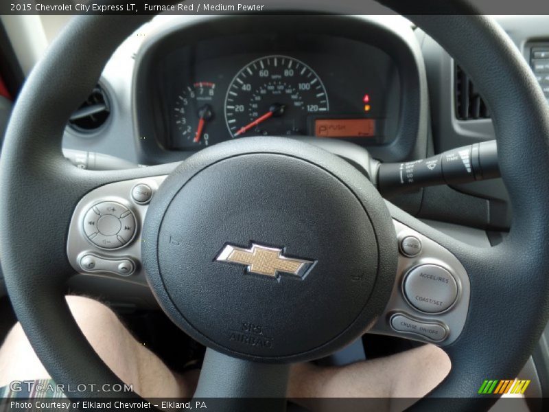 Furnace Red / Medium Pewter 2015 Chevrolet City Express LT
