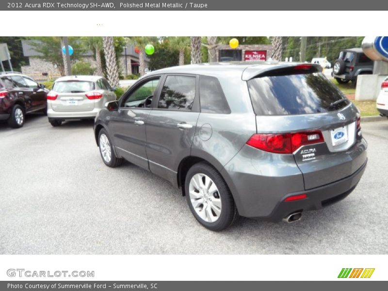 Polished Metal Metallic / Taupe 2012 Acura RDX Technology SH-AWD