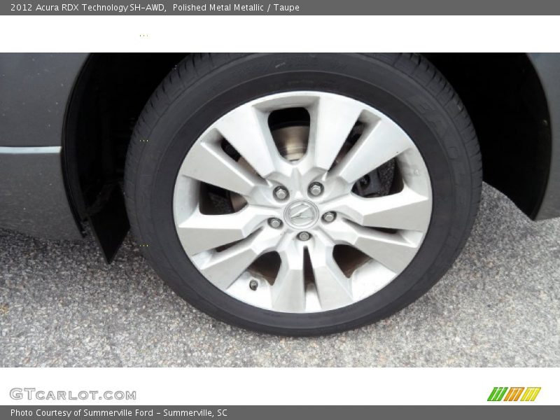 Polished Metal Metallic / Taupe 2012 Acura RDX Technology SH-AWD