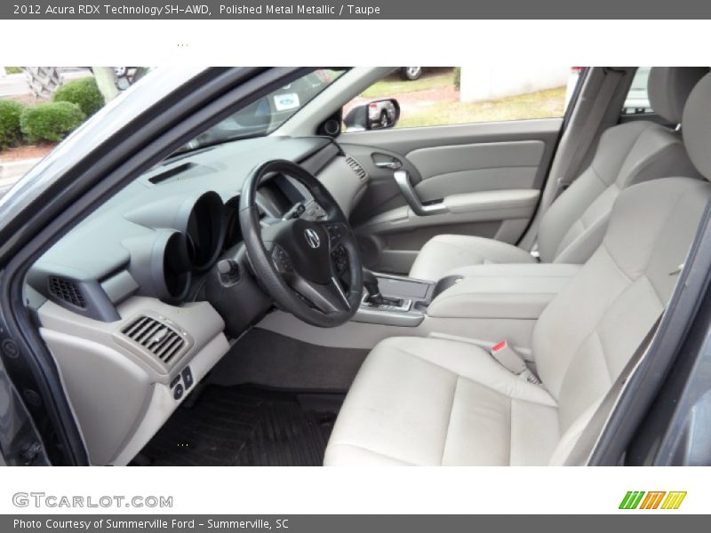 Polished Metal Metallic / Taupe 2012 Acura RDX Technology SH-AWD