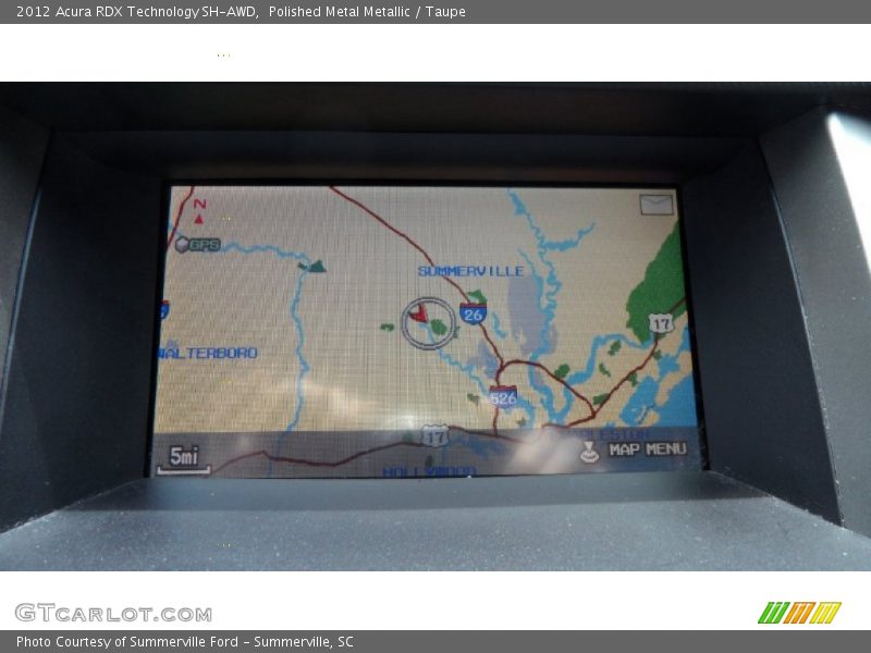 Polished Metal Metallic / Taupe 2012 Acura RDX Technology SH-AWD