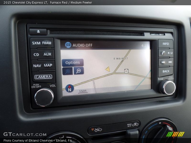 Navigation of 2015 City Express LT