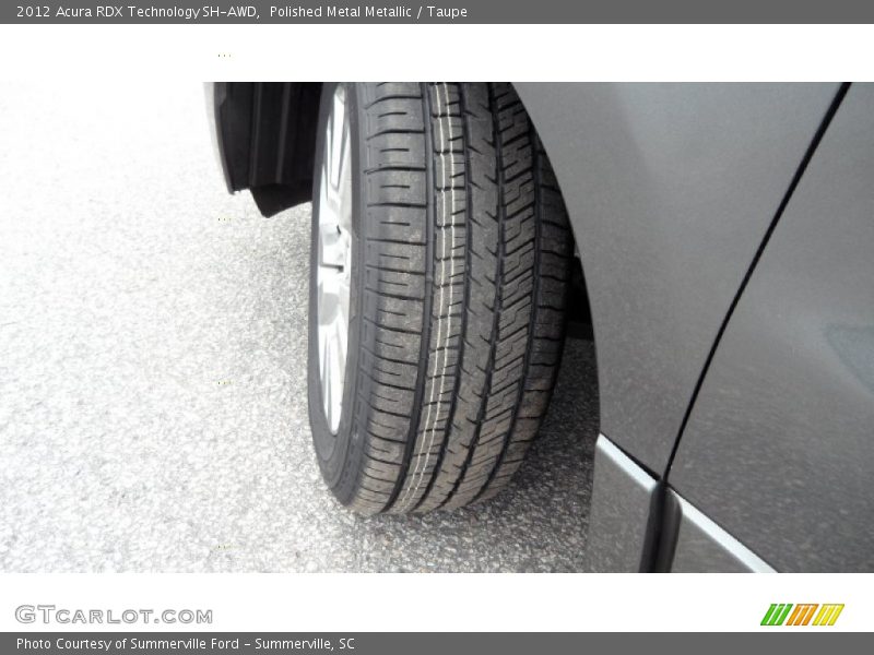 Polished Metal Metallic / Taupe 2012 Acura RDX Technology SH-AWD
