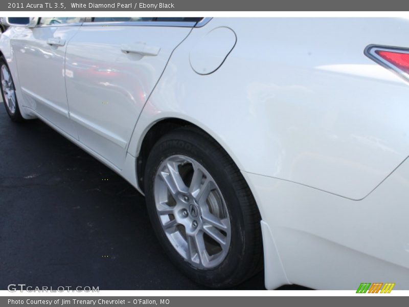 White Diamond Pearl / Ebony Black 2011 Acura TL 3.5