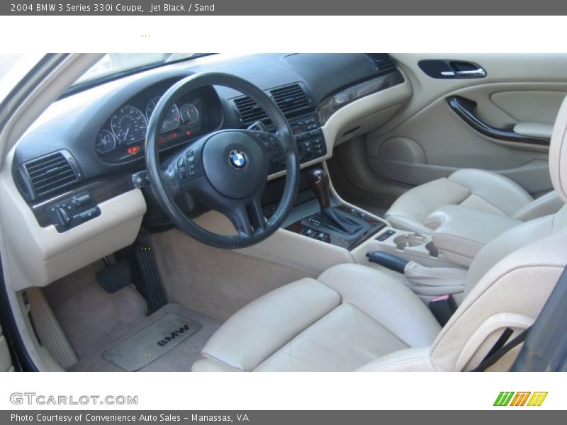Jet Black / Sand 2004 BMW 3 Series 330i Coupe