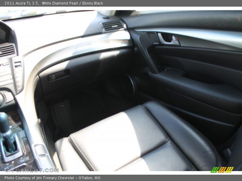 White Diamond Pearl / Ebony Black 2011 Acura TL 3.5