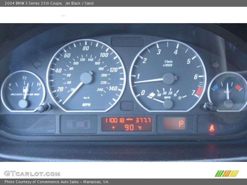 Jet Black / Sand 2004 BMW 3 Series 330i Coupe