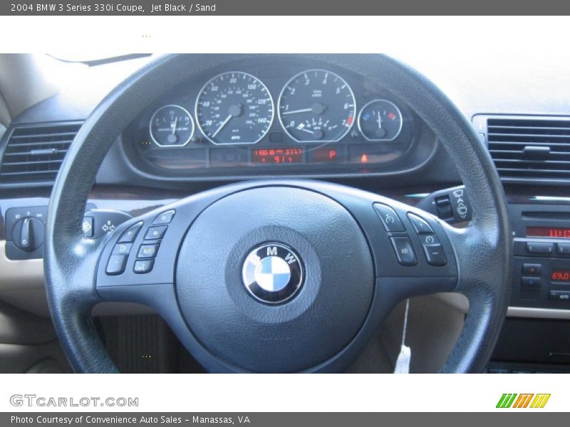 Jet Black / Sand 2004 BMW 3 Series 330i Coupe