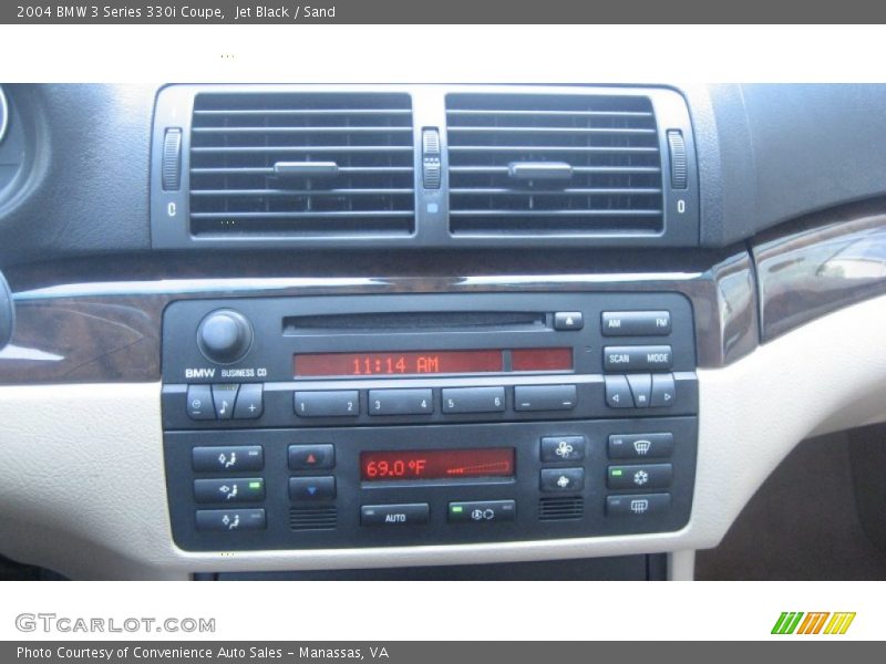 Jet Black / Sand 2004 BMW 3 Series 330i Coupe