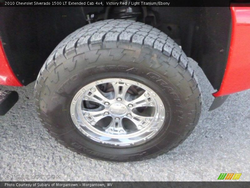Victory Red / Light Titanium/Ebony 2010 Chevrolet Silverado 1500 LT Extended Cab 4x4