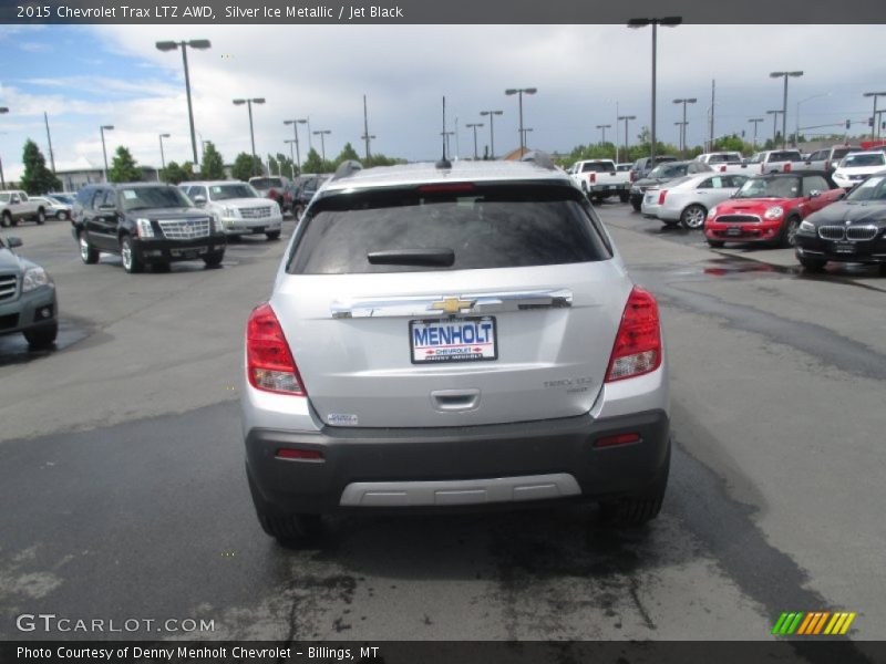 Silver Ice Metallic / Jet Black 2015 Chevrolet Trax LTZ AWD