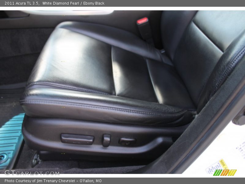 White Diamond Pearl / Ebony Black 2011 Acura TL 3.5
