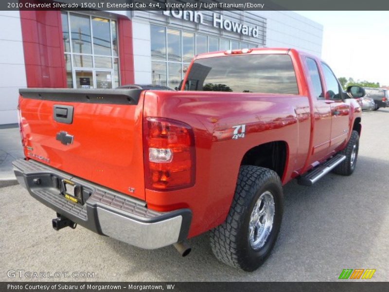 Victory Red / Light Titanium/Ebony 2010 Chevrolet Silverado 1500 LT Extended Cab 4x4