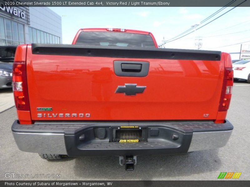 Victory Red / Light Titanium/Ebony 2010 Chevrolet Silverado 1500 LT Extended Cab 4x4