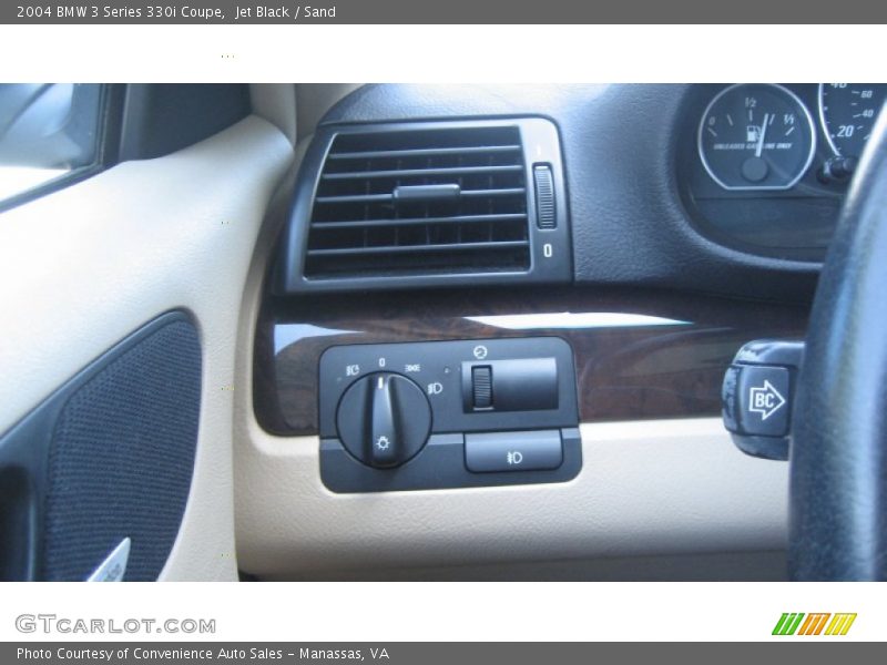 Jet Black / Sand 2004 BMW 3 Series 330i Coupe