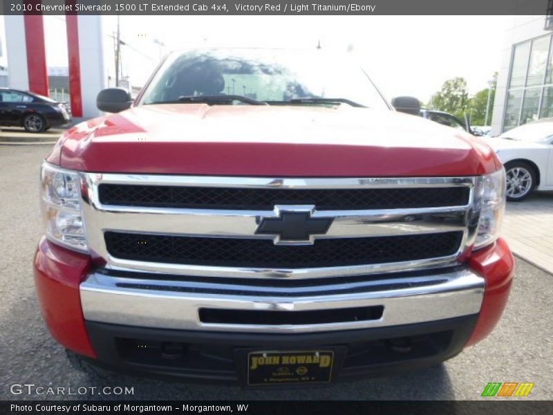 Victory Red / Light Titanium/Ebony 2010 Chevrolet Silverado 1500 LT Extended Cab 4x4