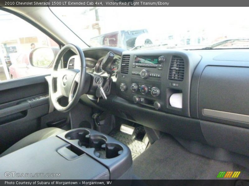 Victory Red / Light Titanium/Ebony 2010 Chevrolet Silverado 1500 LT Extended Cab 4x4