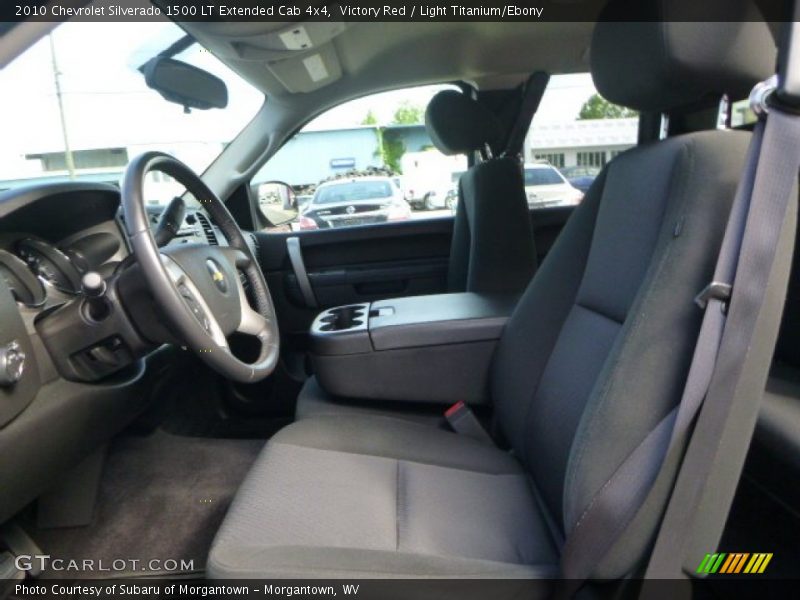 Victory Red / Light Titanium/Ebony 2010 Chevrolet Silverado 1500 LT Extended Cab 4x4