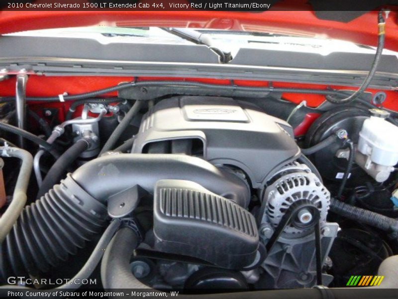 Victory Red / Light Titanium/Ebony 2010 Chevrolet Silverado 1500 LT Extended Cab 4x4