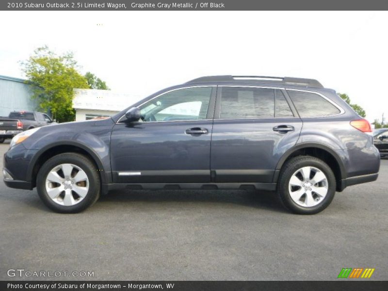 Graphite Gray Metallic / Off Black 2010 Subaru Outback 2.5i Limited Wagon