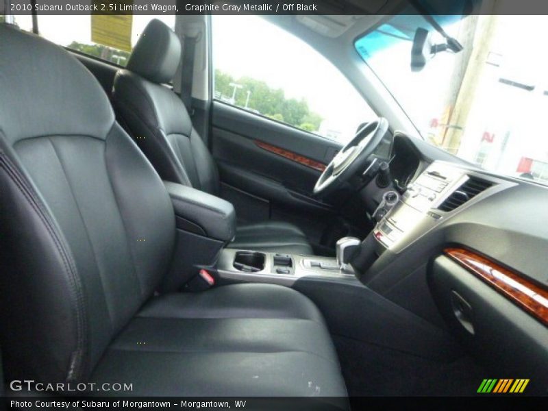 Graphite Gray Metallic / Off Black 2010 Subaru Outback 2.5i Limited Wagon