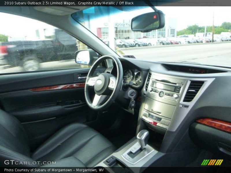 Graphite Gray Metallic / Off Black 2010 Subaru Outback 2.5i Limited Wagon