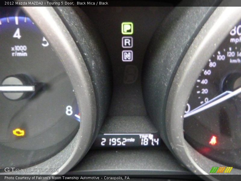 Black Mica / Black 2012 Mazda MAZDA3 i Touring 5 Door