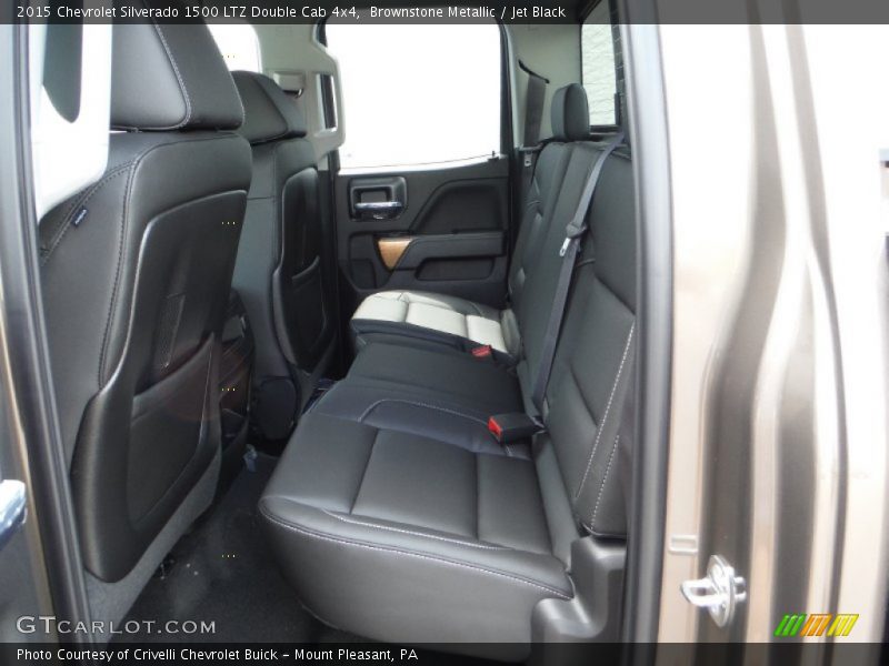 Brownstone Metallic / Jet Black 2015 Chevrolet Silverado 1500 LTZ Double Cab 4x4