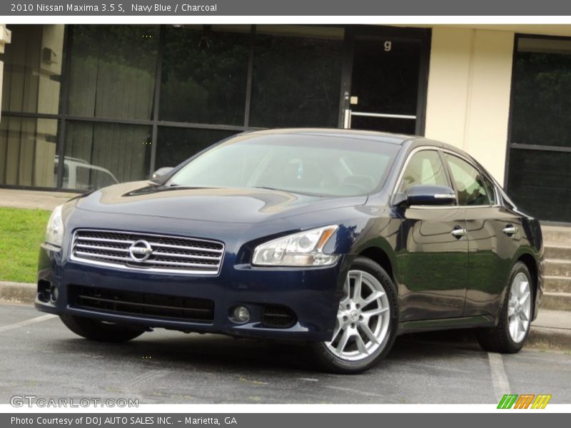 Navy Blue / Charcoal 2010 Nissan Maxima 3.5 S