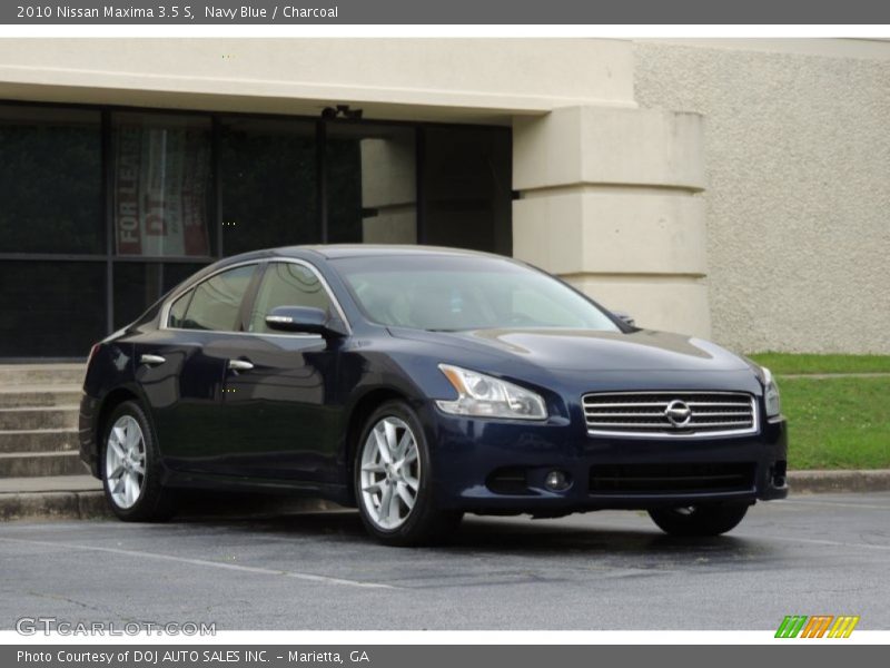 Navy Blue / Charcoal 2010 Nissan Maxima 3.5 S