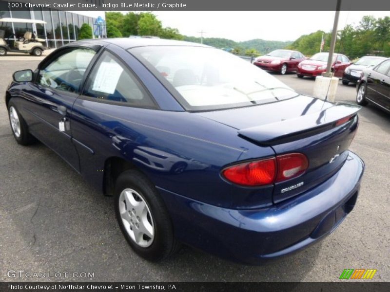 Indigo Blue Metallic / Graphite 2001 Chevrolet Cavalier Coupe