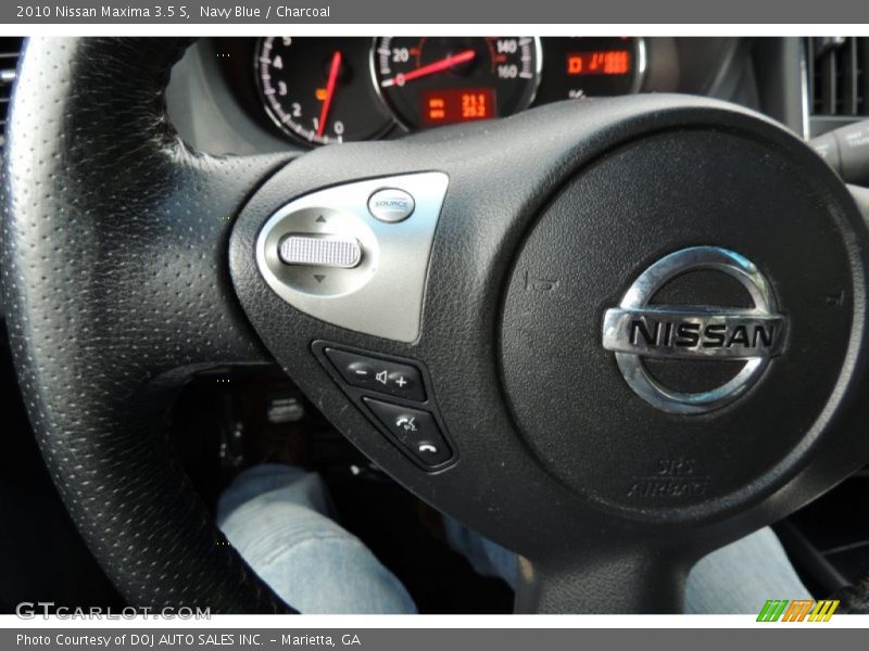 Navy Blue / Charcoal 2010 Nissan Maxima 3.5 S