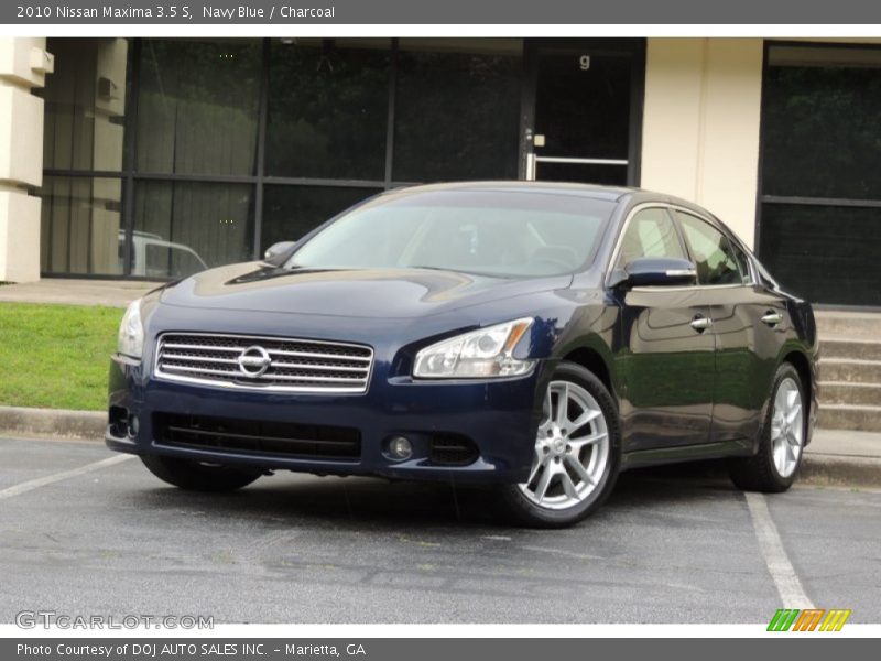 Navy Blue / Charcoal 2010 Nissan Maxima 3.5 S