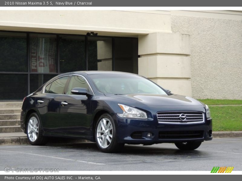 Navy Blue / Charcoal 2010 Nissan Maxima 3.5 S