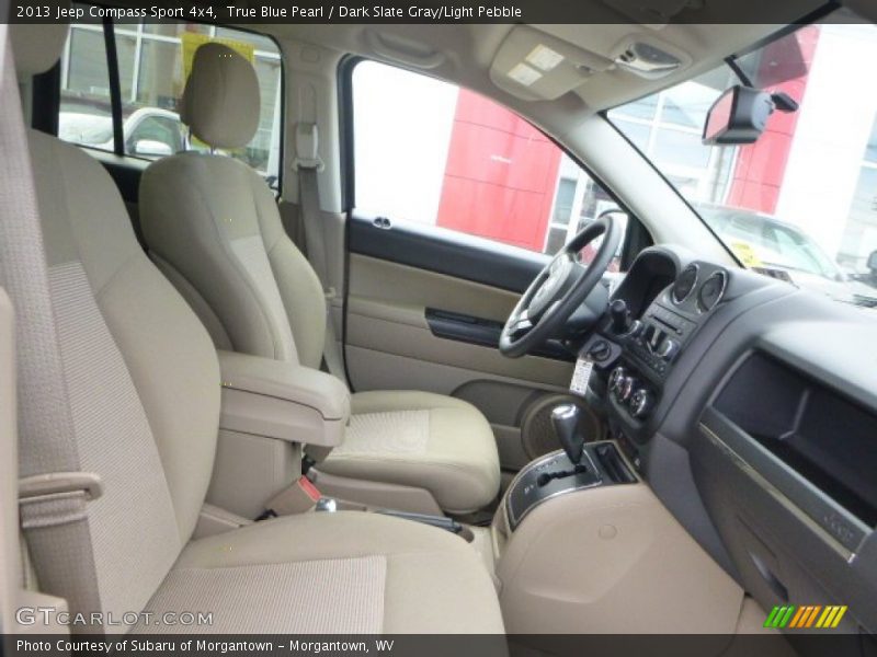 True Blue Pearl / Dark Slate Gray/Light Pebble 2013 Jeep Compass Sport 4x4