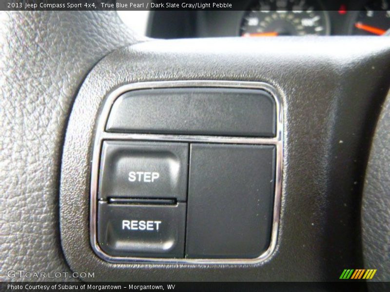 True Blue Pearl / Dark Slate Gray/Light Pebble 2013 Jeep Compass Sport 4x4