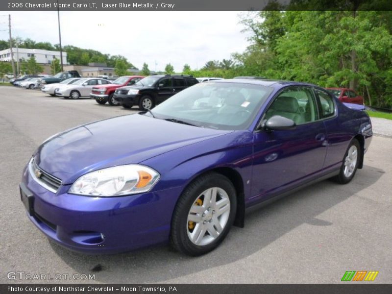 Laser Blue Metallic / Gray 2006 Chevrolet Monte Carlo LT