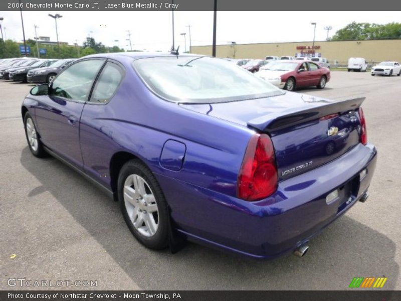 Laser Blue Metallic / Gray 2006 Chevrolet Monte Carlo LT