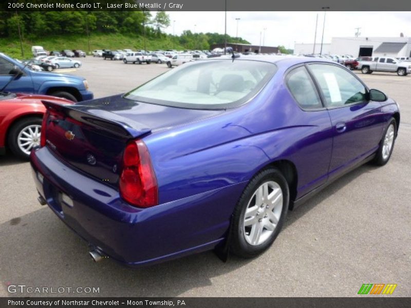 Laser Blue Metallic / Gray 2006 Chevrolet Monte Carlo LT
