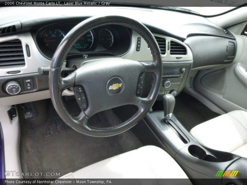 Laser Blue Metallic / Gray 2006 Chevrolet Monte Carlo LT