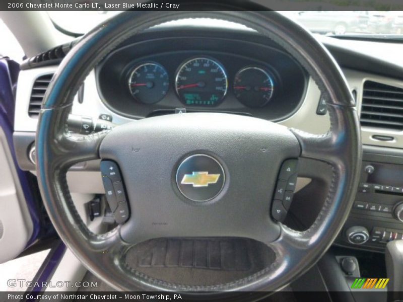 Laser Blue Metallic / Gray 2006 Chevrolet Monte Carlo LT