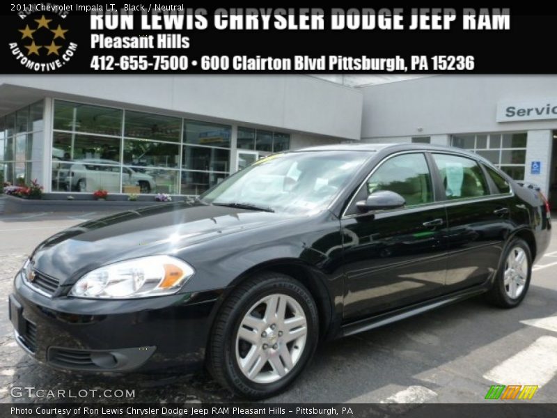 Black / Neutral 2011 Chevrolet Impala LT