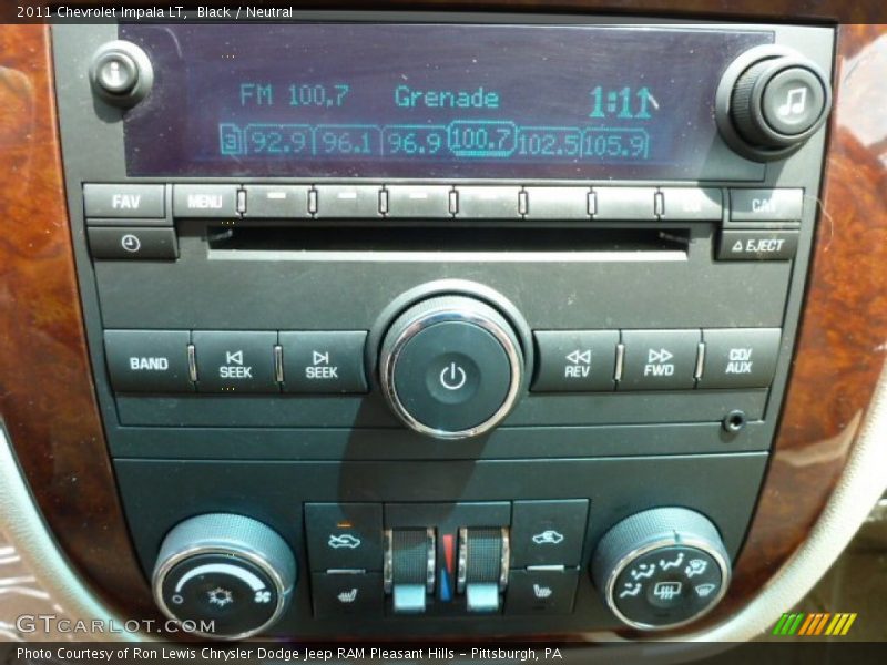 Black / Neutral 2011 Chevrolet Impala LT