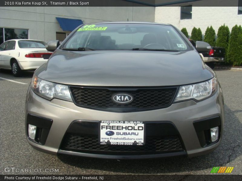 Titanium / Black Sport 2010 Kia Forte Koup SX