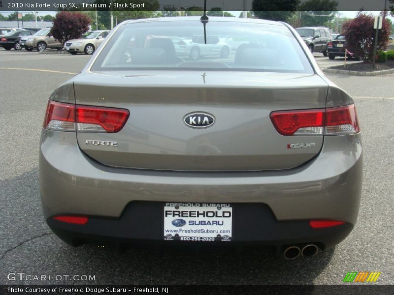 Titanium / Black Sport 2010 Kia Forte Koup SX