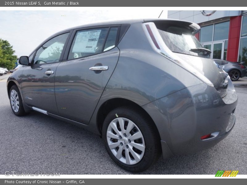 Gun Metallic / Black 2015 Nissan LEAF S