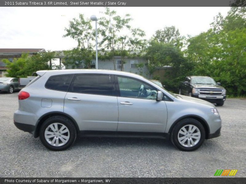 Steel Silver Metallic / Slate Gray 2011 Subaru Tribeca 3.6R Limited